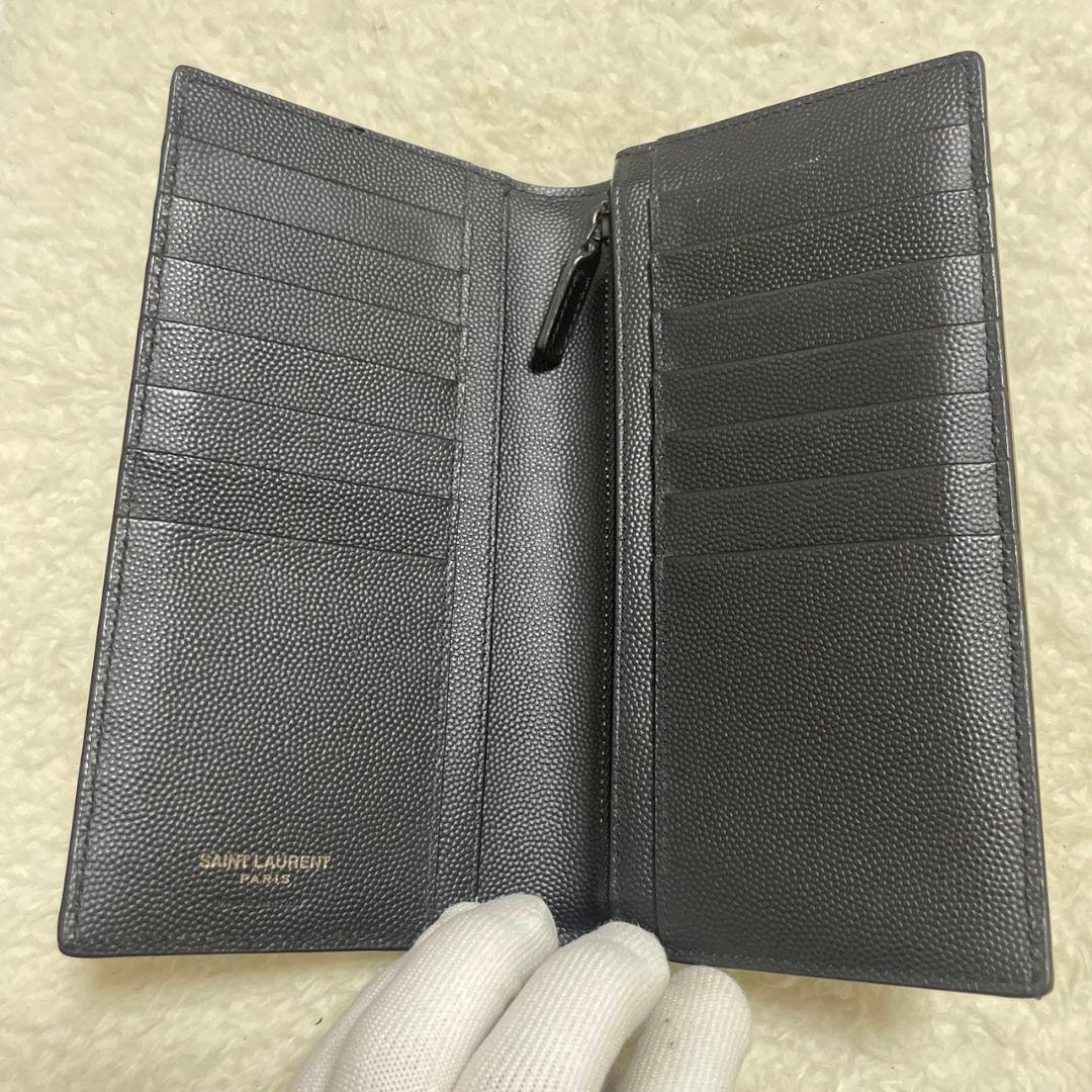 SAINT LAURENT　サンローラン　長財布　　ブラック　極美品‼️