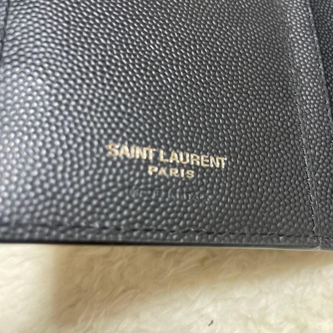 SAINT LAURENT　サンローラン　長財布　　ブラック　極美品‼️