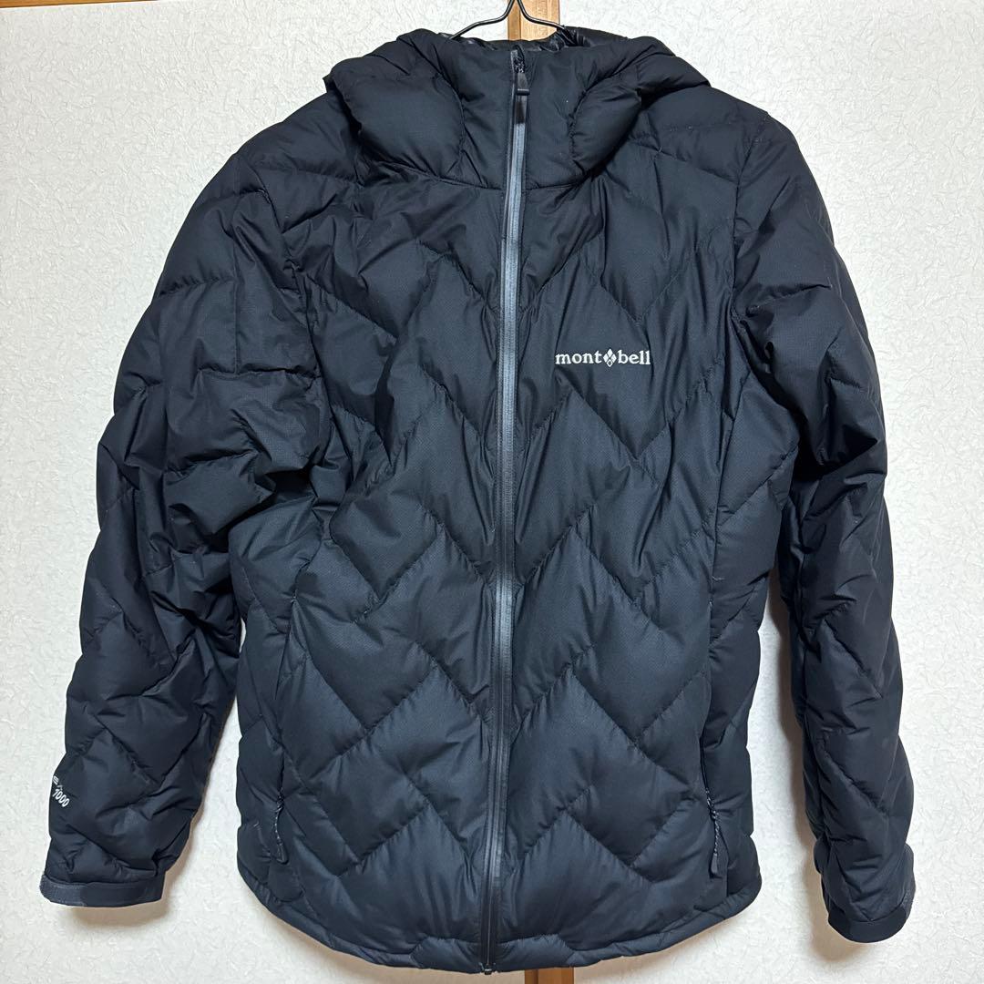 モンベルブラック イグニスダウンパーカー　レディースLサイズ