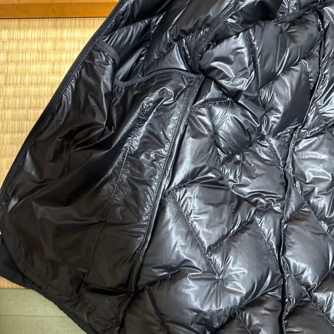 モンベルブラック イグニスダウンパーカー　レディースLサイズ