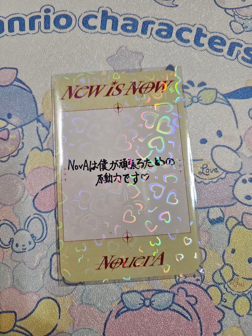 ヌエラ リン サイン入りトレカ NouerA LIN　手渡トレカ　リリイベ