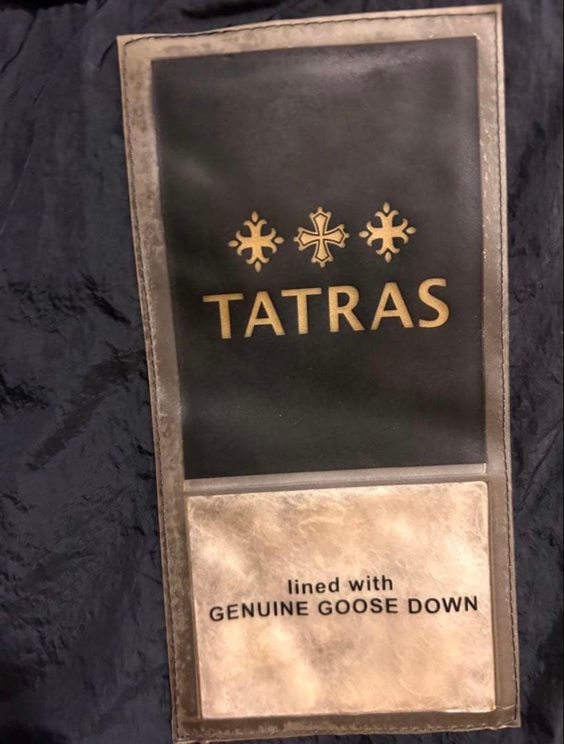 【美品】TATRAS POLITEAMA ダウンジャケット ダークネイビー 01