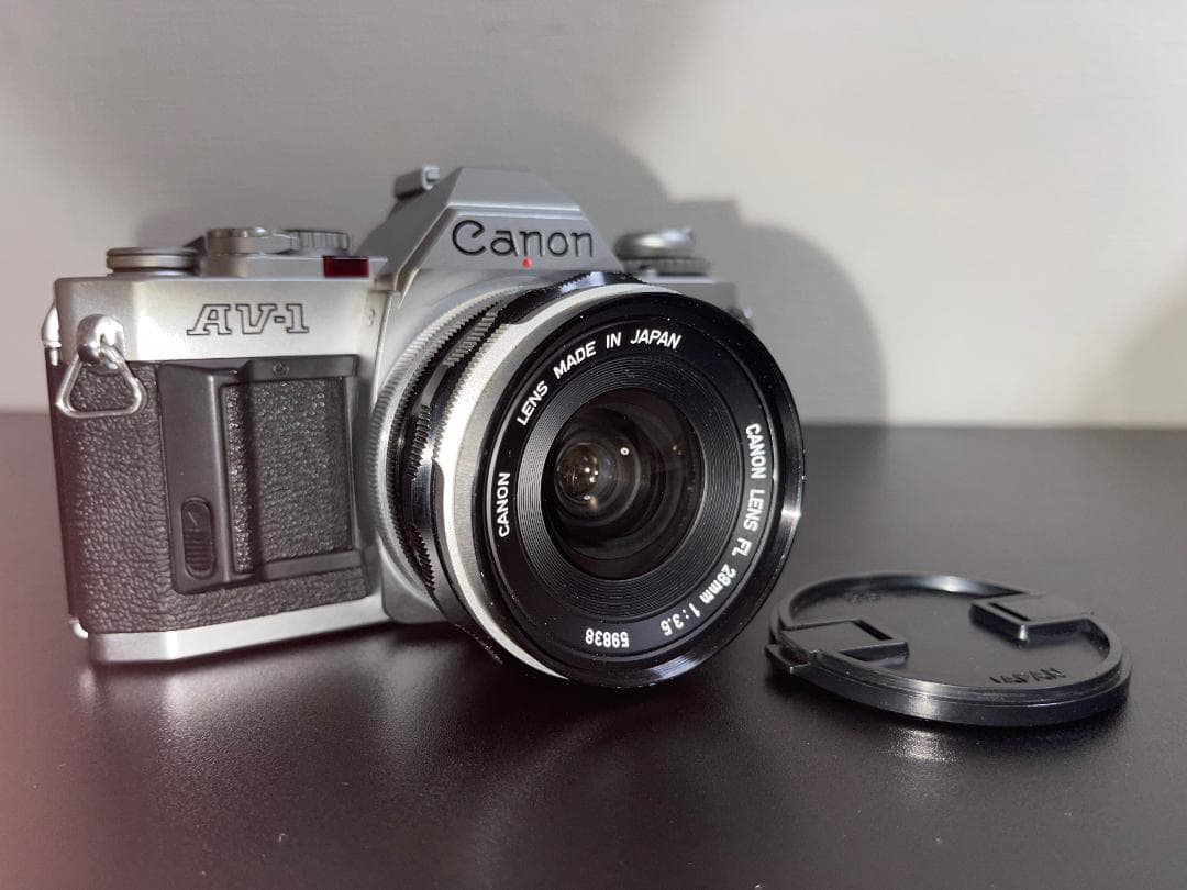 Canon キャノン AV-1 LENS FD 28mm 1:3.5 フィルム
