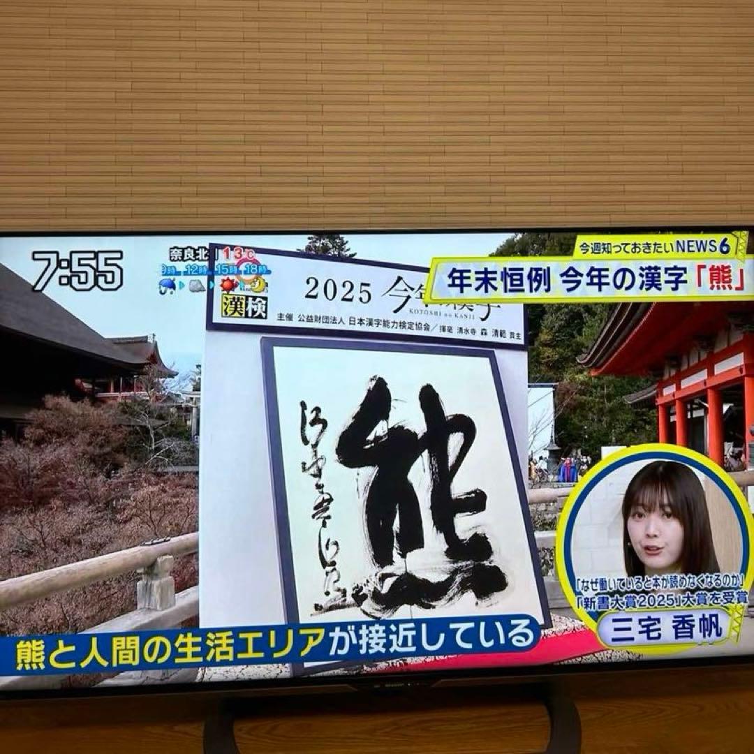 SHARP LC-60US30 60インチ テレビ本体、リモコン、説明書