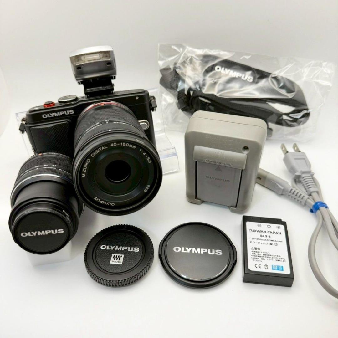 【美品】OLYMPUS E-PL6 ダブルズームキット 8231