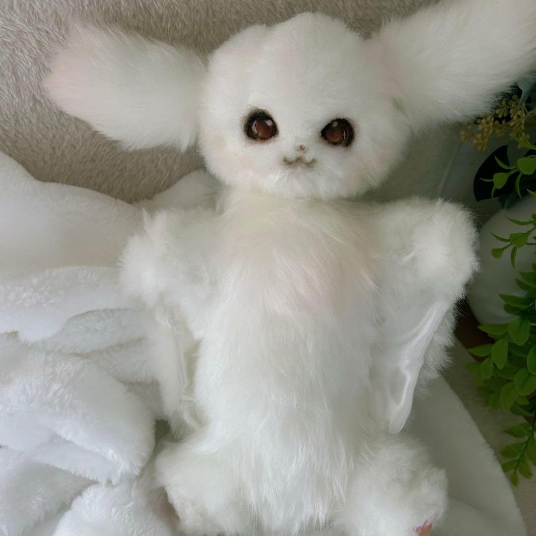 舞*様 ハンドメイド　アートドール　ふわふわ　モモンガ　　ムササビ　妖精　幼獣