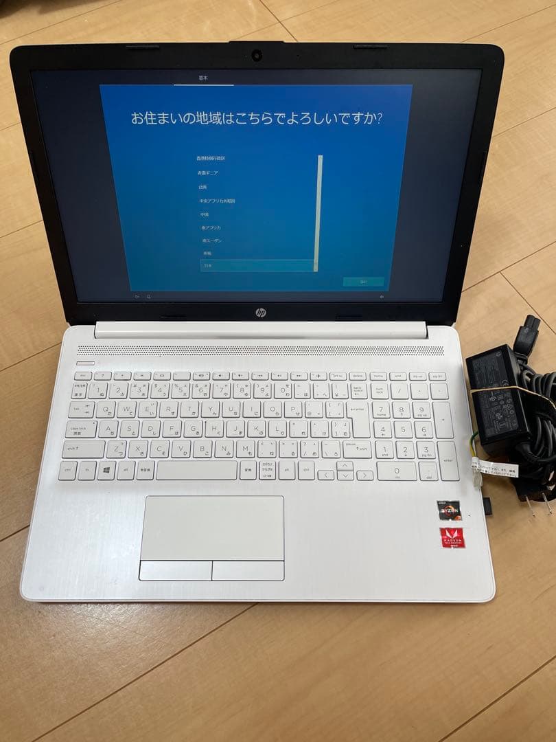 Windowsノート本体 HP LAPTOP 15-DB0XXX AMD RYZEN 3-2200U