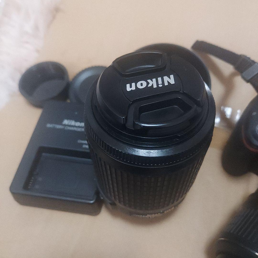 最終値下げNikon D5200 デジタル一眼レフカメラ望遠レンズも付属　超美品