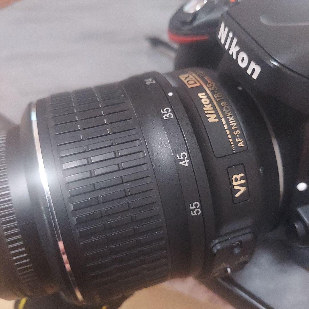 最終値下げNikon D5200 デジタル一眼レフカメラ望遠レンズも付属　超美品