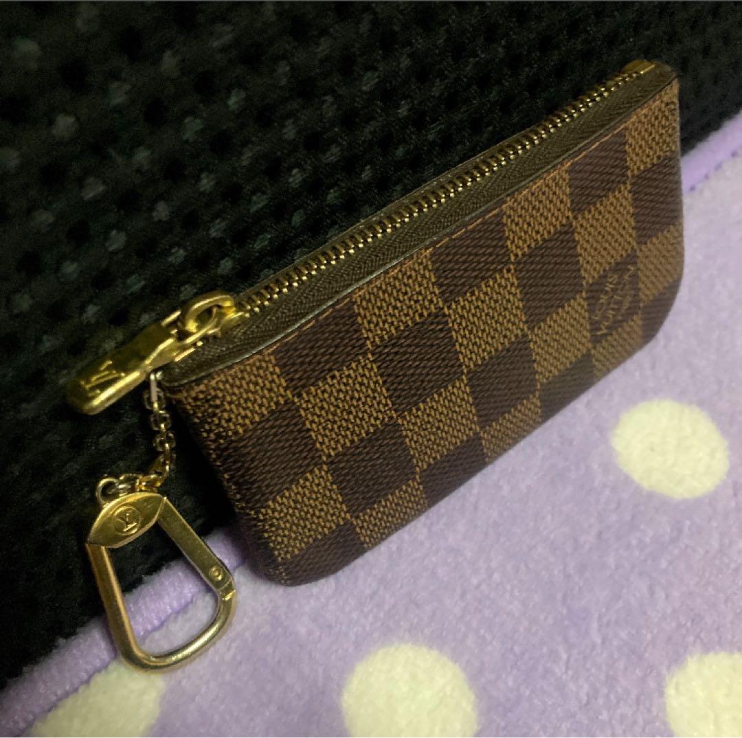 ★*★様 ルイヴィトン ケース ダミエ ポシェットクレ エベヌ メンズ レ