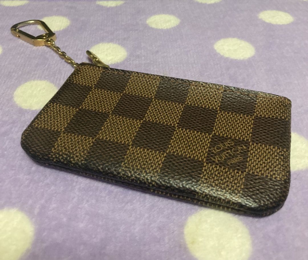 ★*★様 ルイヴィトン ケース ダミエ ポシェットクレ エベヌ メンズ レ