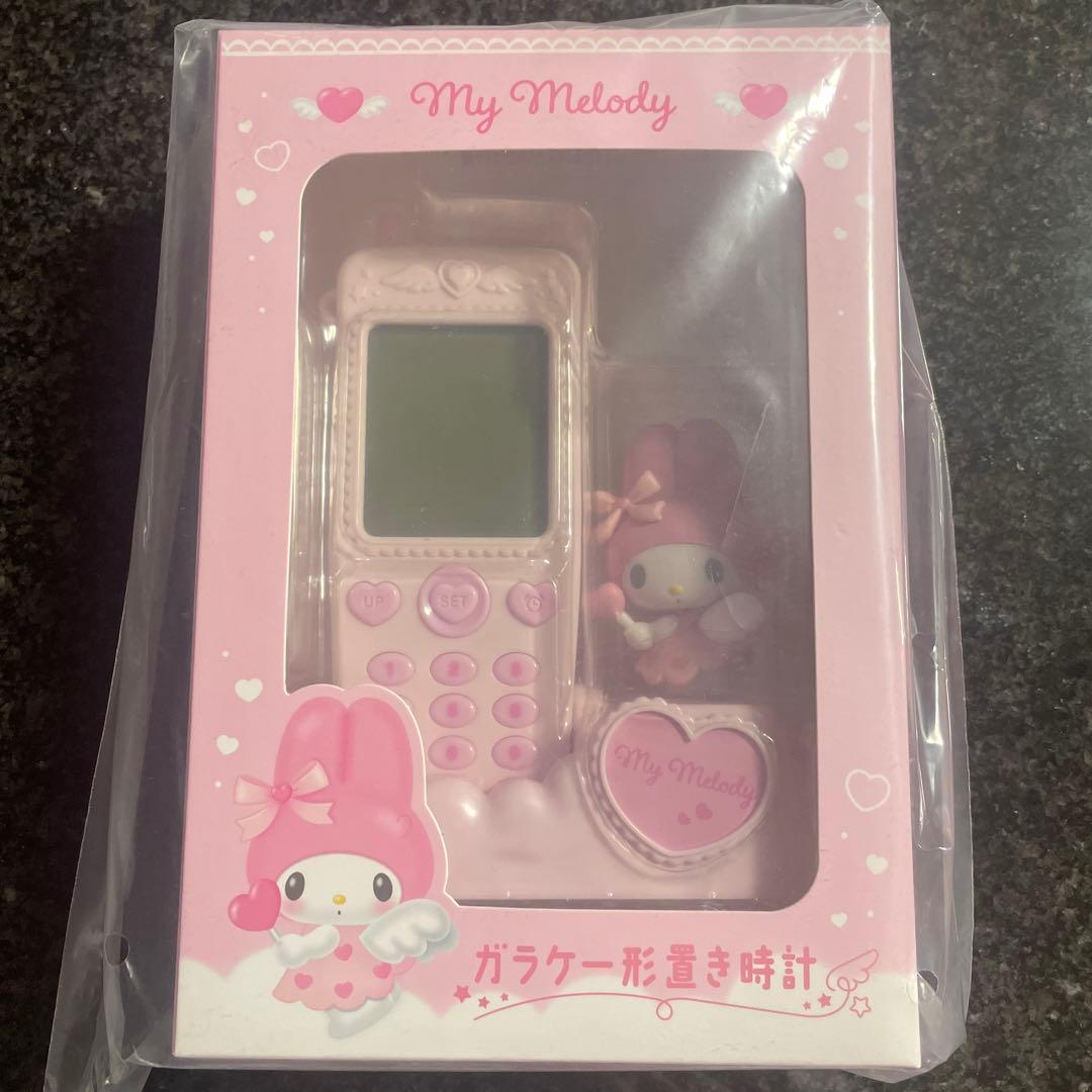 ガラケー形置き時計　サンリオ　マイメロ