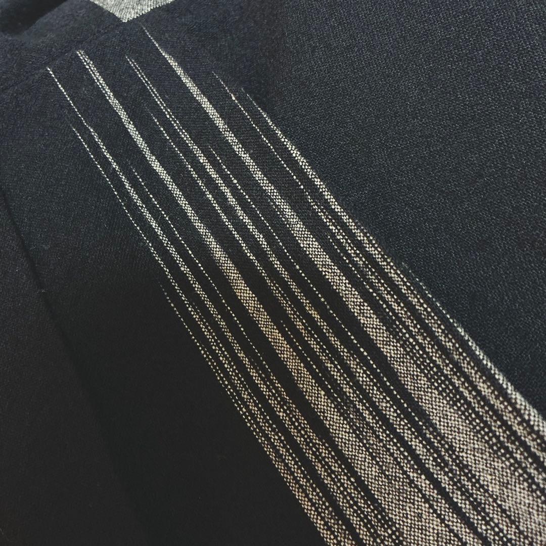 コムデギャルソン　70s　ヴィンテージ　着方がわからない　巻きスカート？　織柄