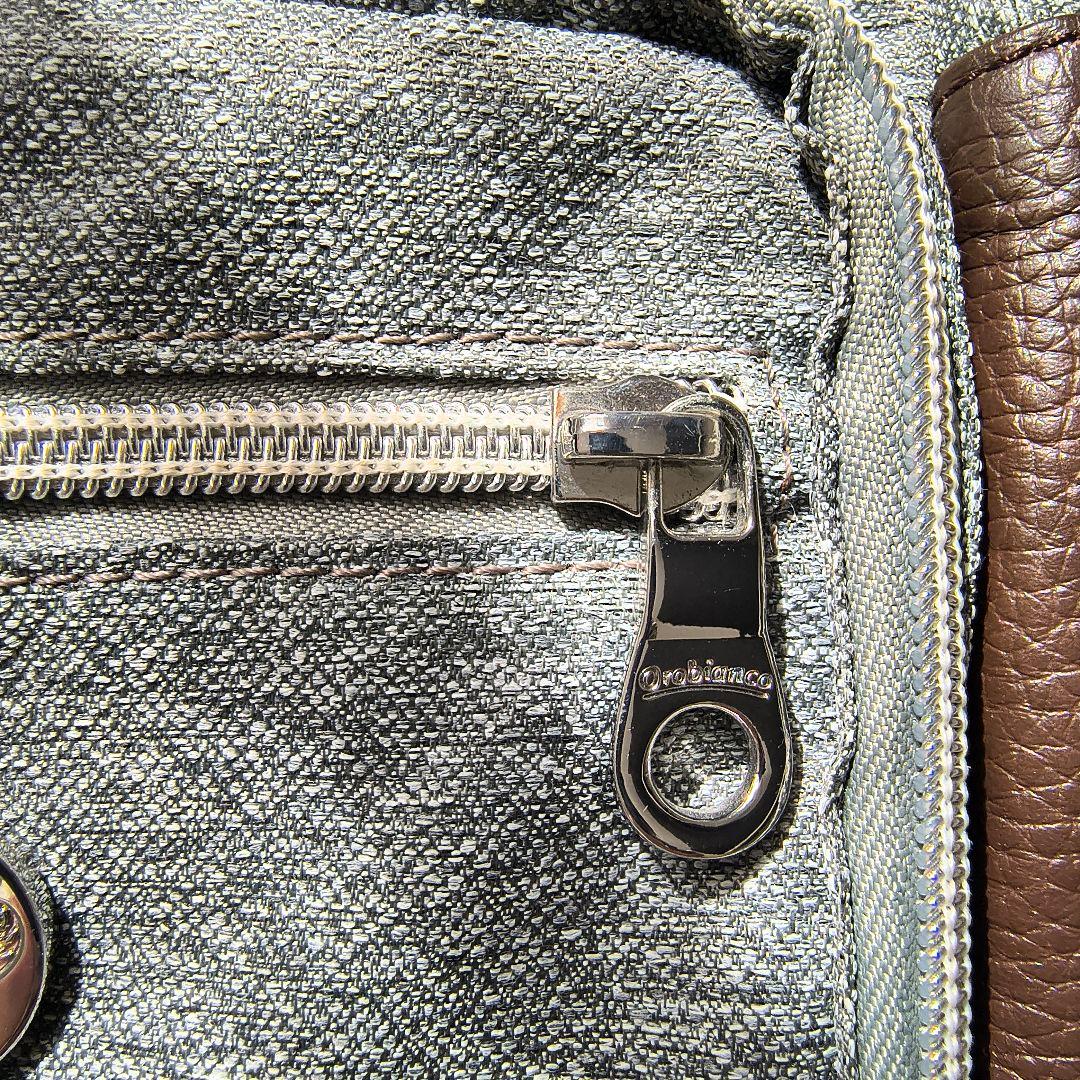 【未使用】上品グレーで差がつく、オロビアンコのボディバッグ