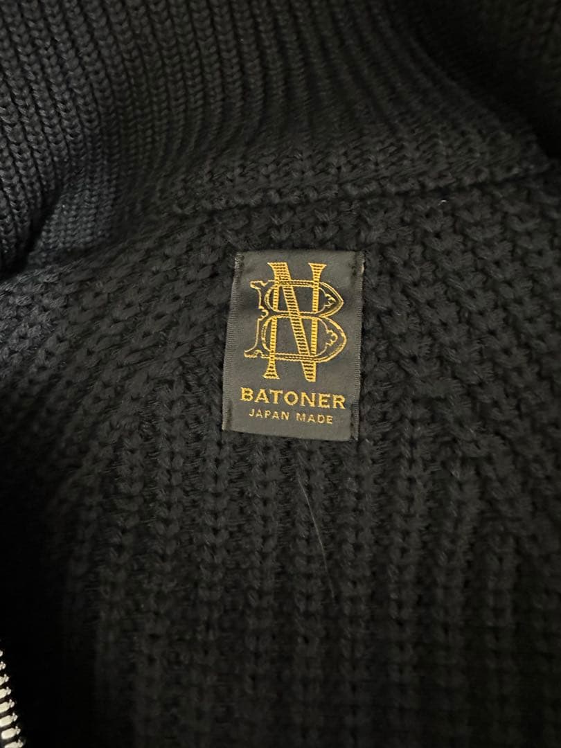 BATONER ドライバーズニット ブラック サイズ2