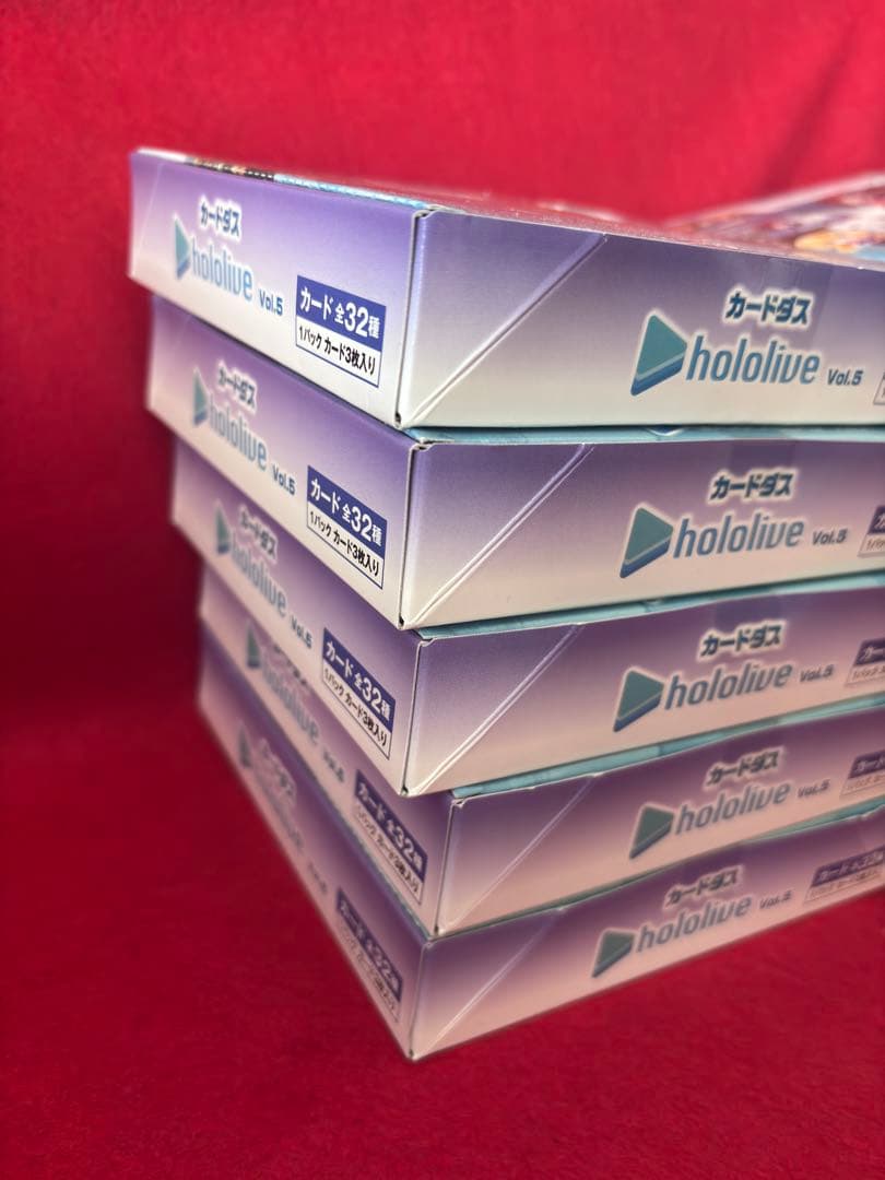 【新品・未開封】ホロライブ カードダス Vol.5 【テープ付き10BOX】