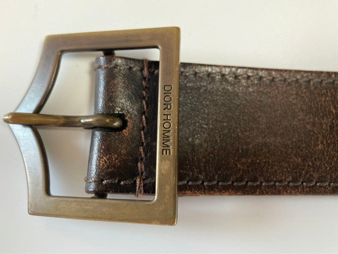 Dior Homme ベルト エディ期 dバックル Hedi Slimane