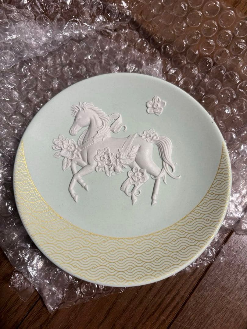 新品未使用ウェッジウッドジャスパー　馬年プレート 2026年 陶器