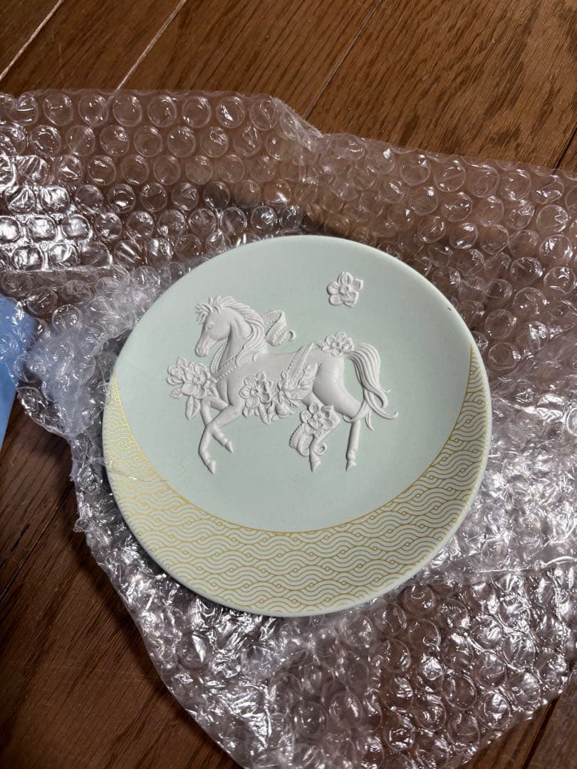 新品未使用ウェッジウッドジャスパー　馬年プレート 2026年 陶器