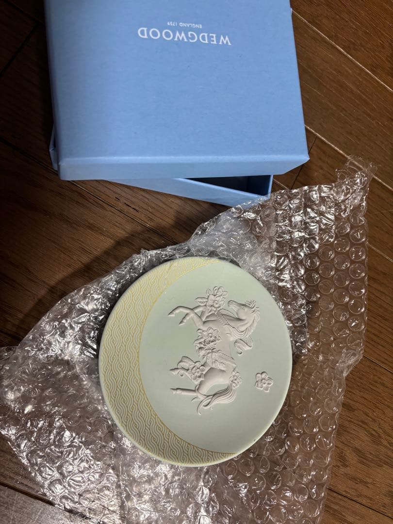 新品未使用ウェッジウッドジャスパー　馬年プレート 2026年 陶器