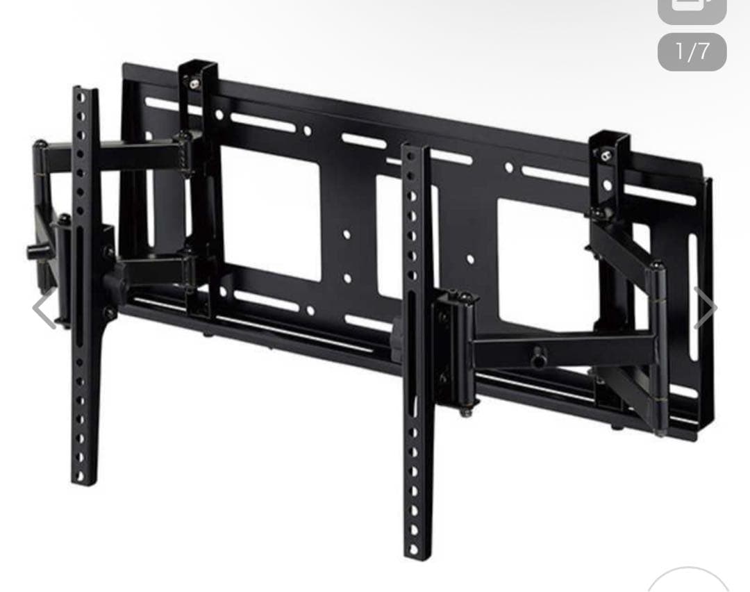 ［新品未開封］壁掛けテレビマウント ブラック 32〜70インチ対応