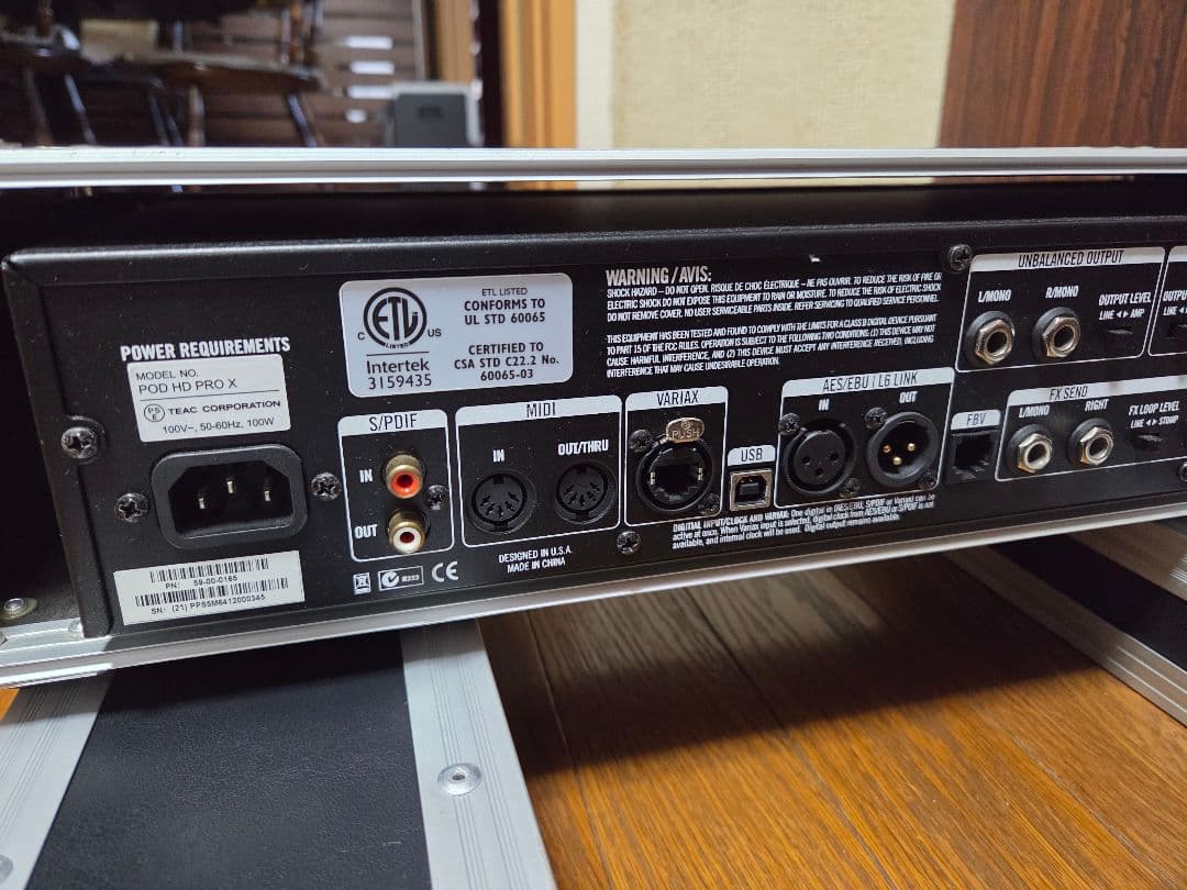 LINE6 POD HD PRO X アンプシミュレーター