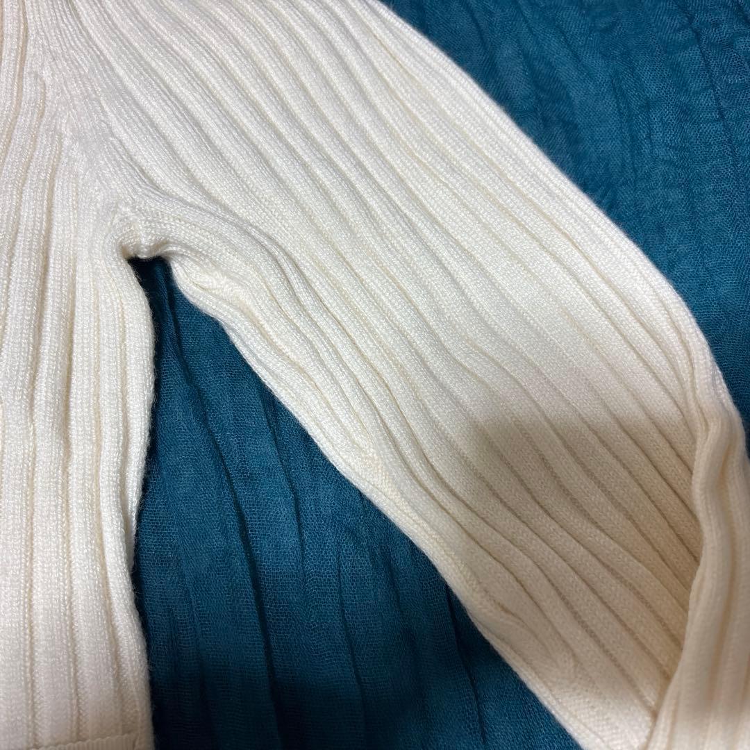 ♡美品♡エムズグレイシー グログランリボン　ニット　アイボリー