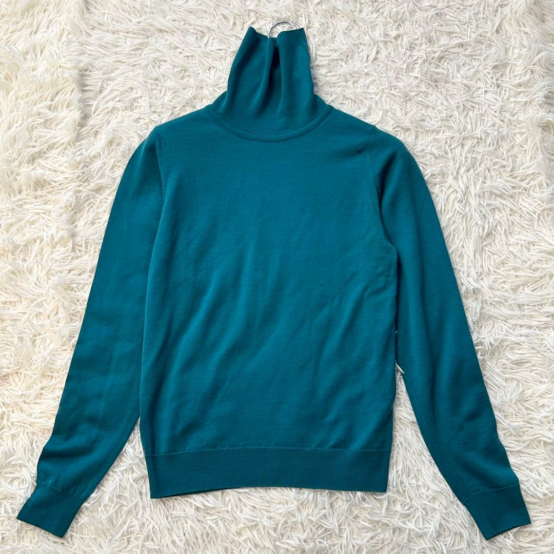 ✨美品✨ ジョンスメドレー タートルネックニット エクストラファインメリノウール