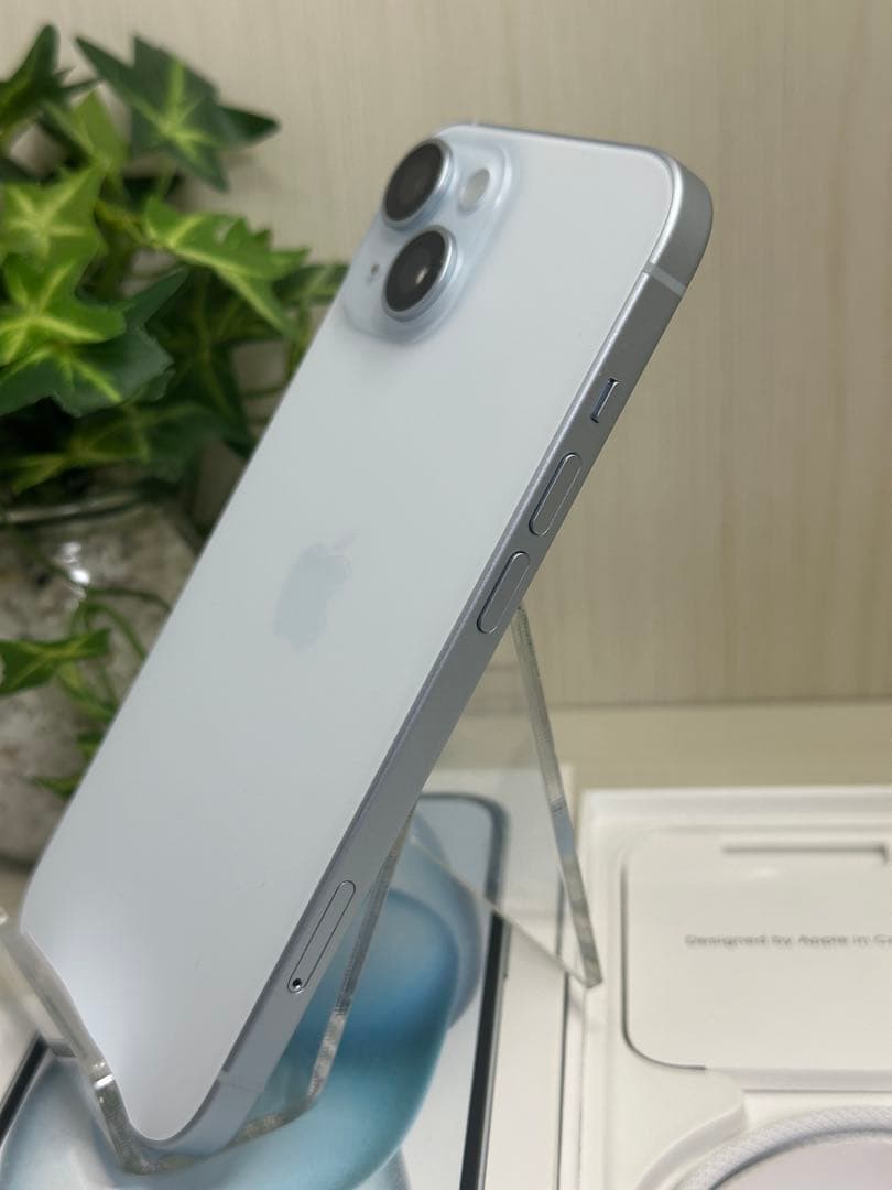 ✅未使用近い✨iPhone 15 128GB ブルー✨100％