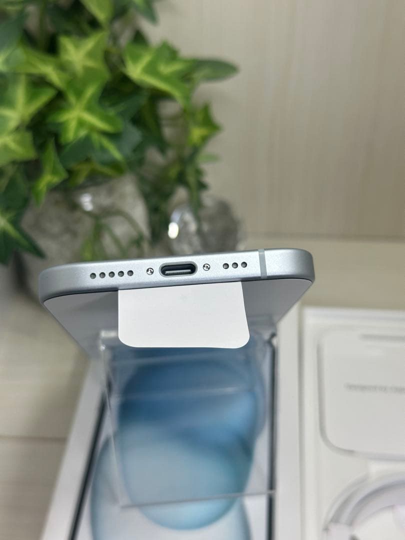 ✅未使用近い✨iPhone 15 128GB ブルー✨100％