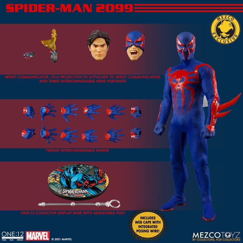 メズコ 直販限定 ワン12 スパイダーマン 2099（ mezco one12