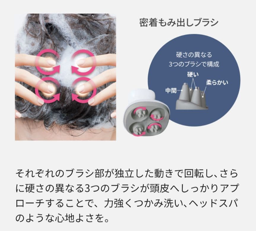 頭皮エステ スパイラル&スライド EH-HE0J