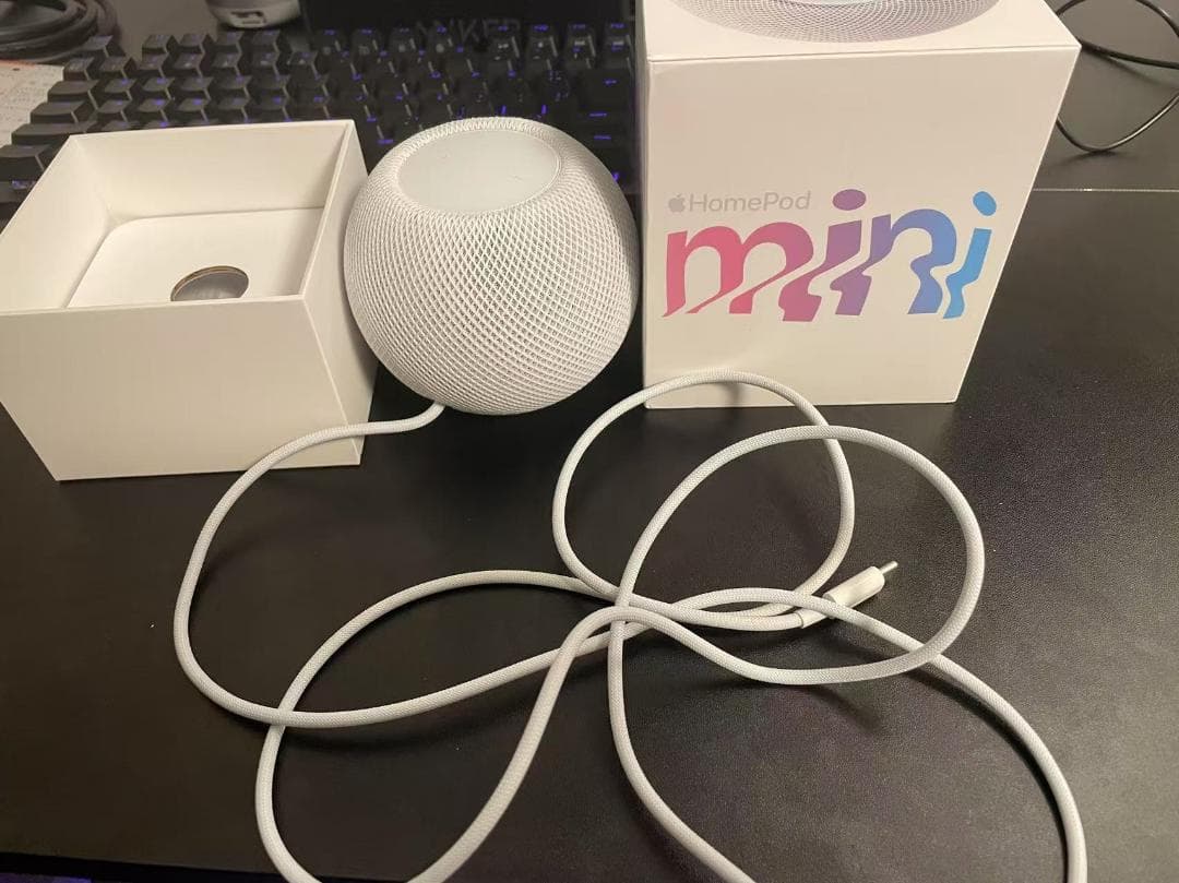 Apple Pod mini ホワイト ACアダプタ付き