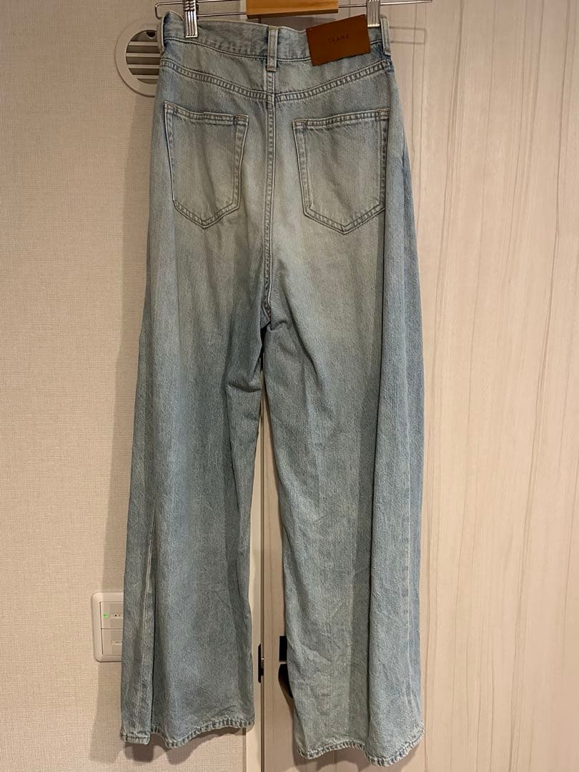 広瀬すず✖︎CLANE 【TUCK WIDE DENIM PANTS】