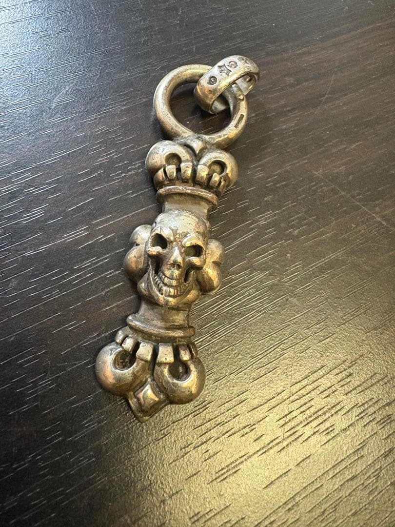 重量級52.1グラム　ガボールタイプ　スカルペンダントトップ　silver925