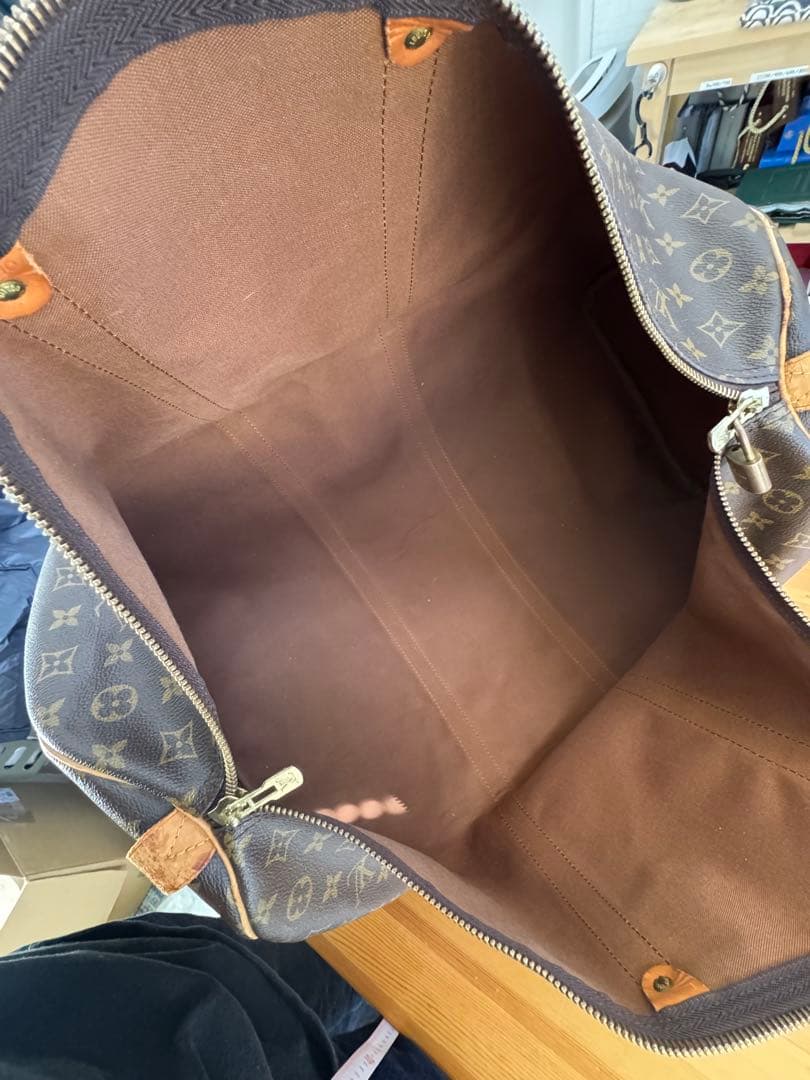 【楽天一番】ルイヴィトン ボストン キーポル60 鍵 南京錠付き