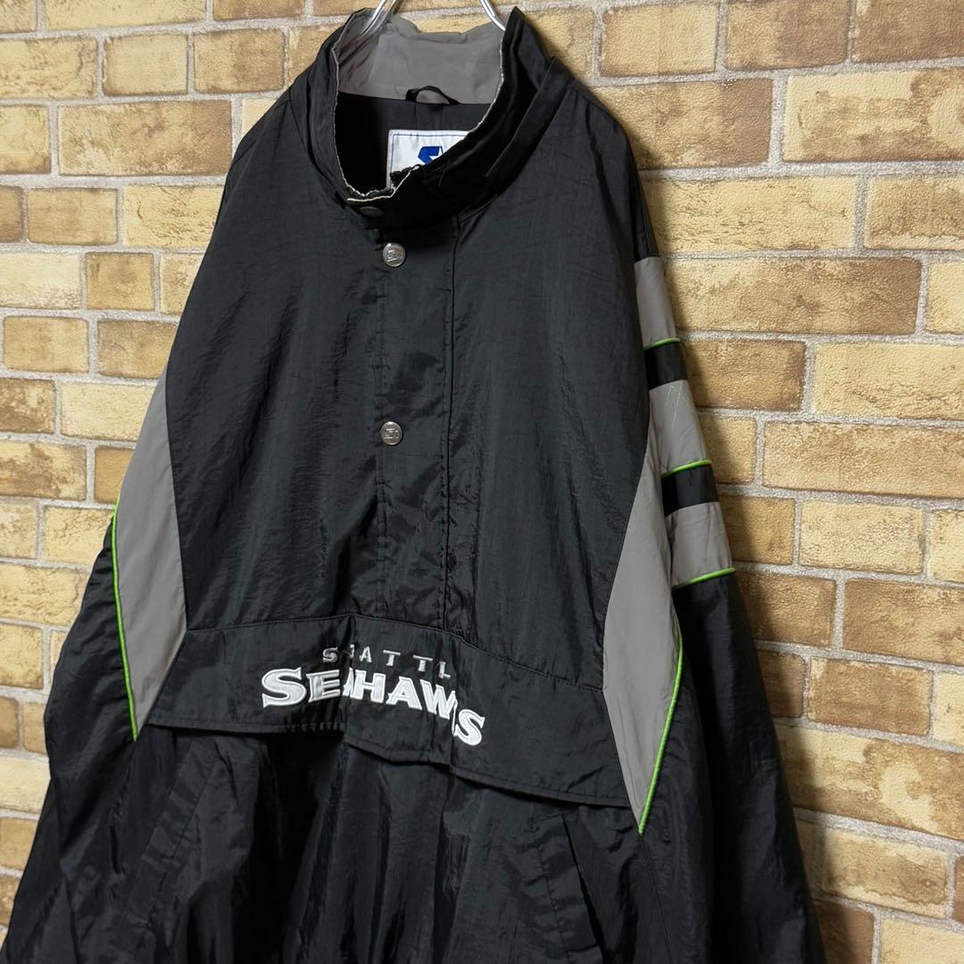 スターター　シーホークス　NFL　中綿　ナイロンジャケット　アノラック　XXL