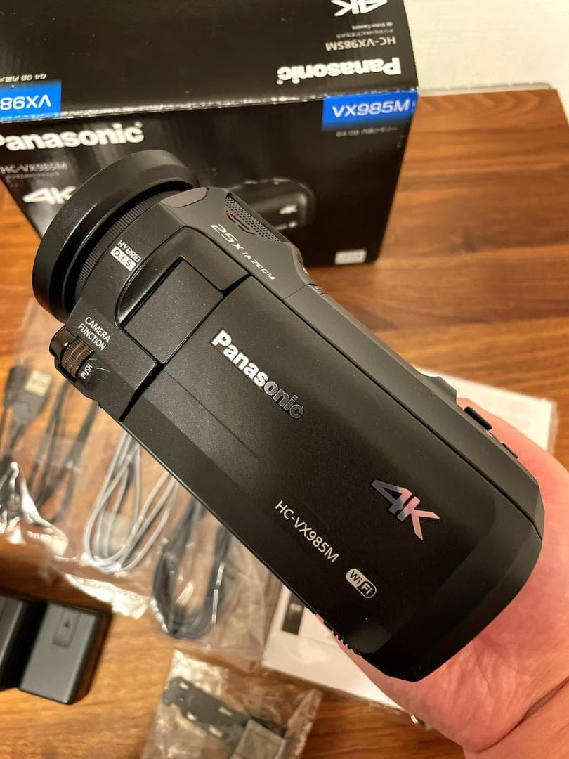 パナソニック HC-VX985M-K ブラック 64GB 4K ビデオカメラ