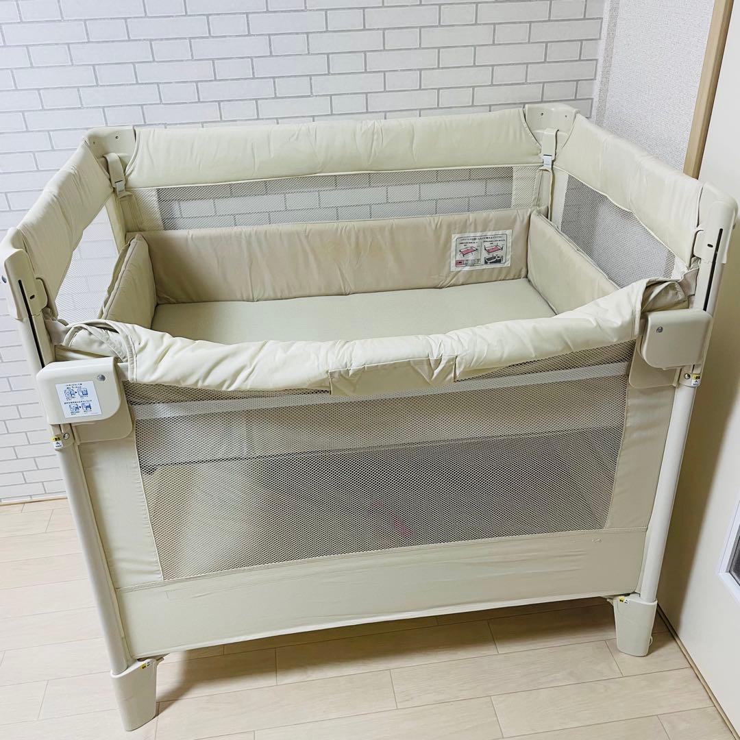 Aprica アップリカ ココネル エアー ベビーベッド 折りたたみ