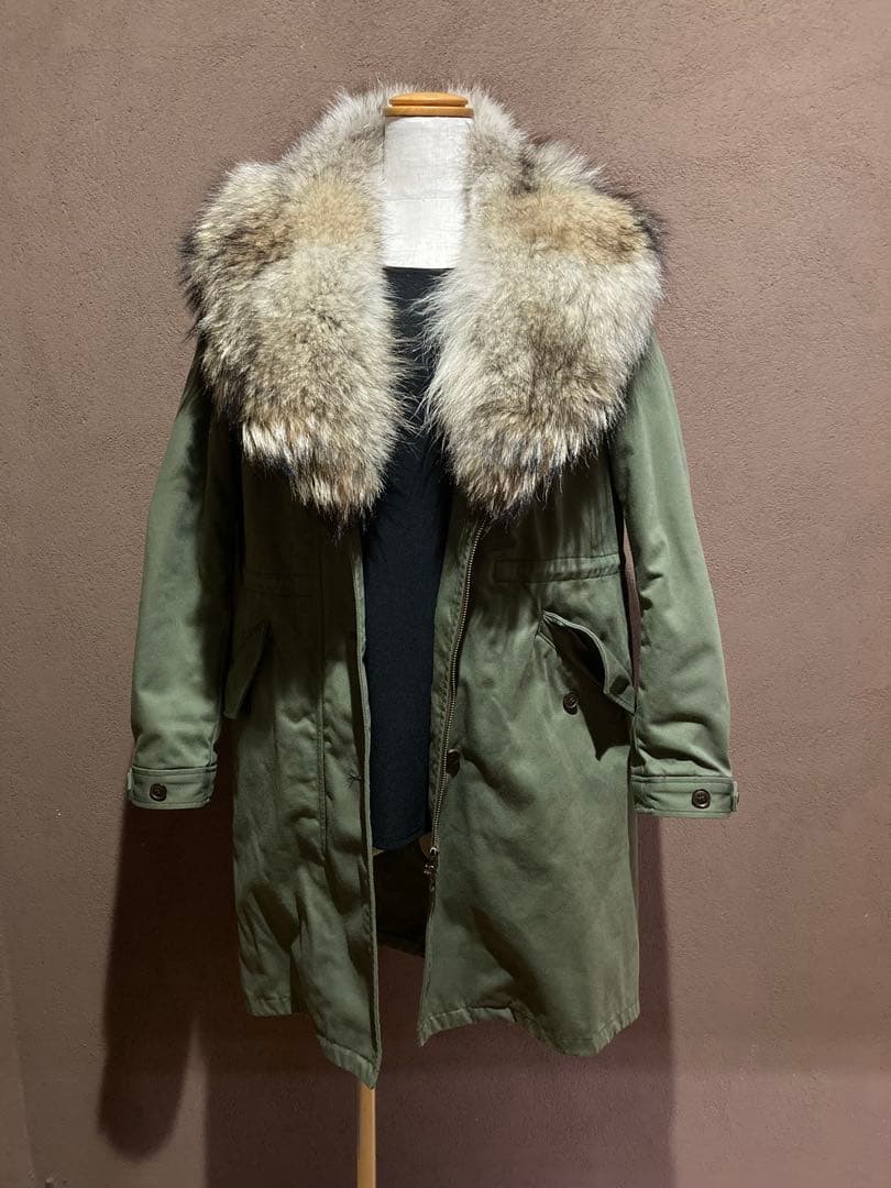 FREAK'S STORE リアルファー付きモッズコート