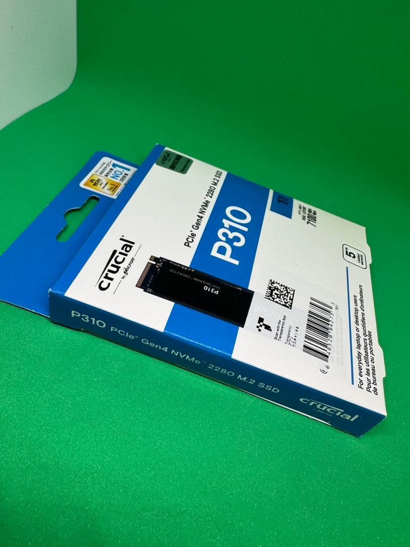 内蔵型SSD crucial P310 1TB PCIe Gen4 M.2 SSD