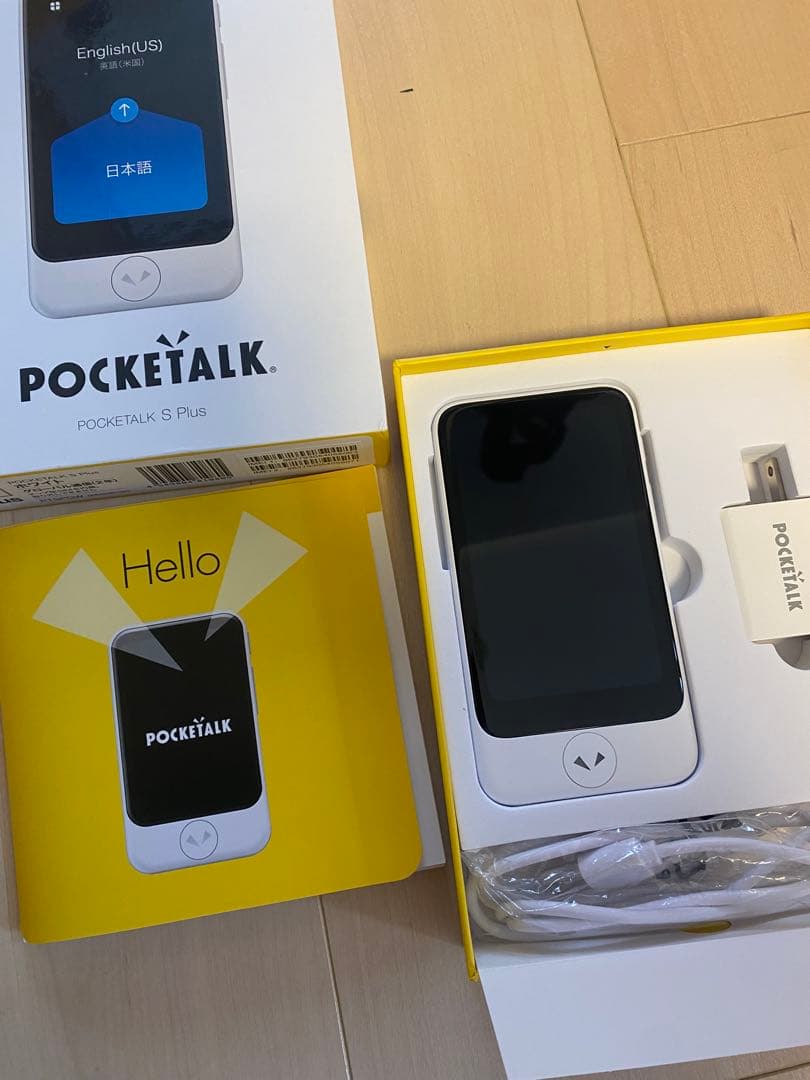 【コメントなしほぼ未使用】POCKETALK S Plus ホワイト
