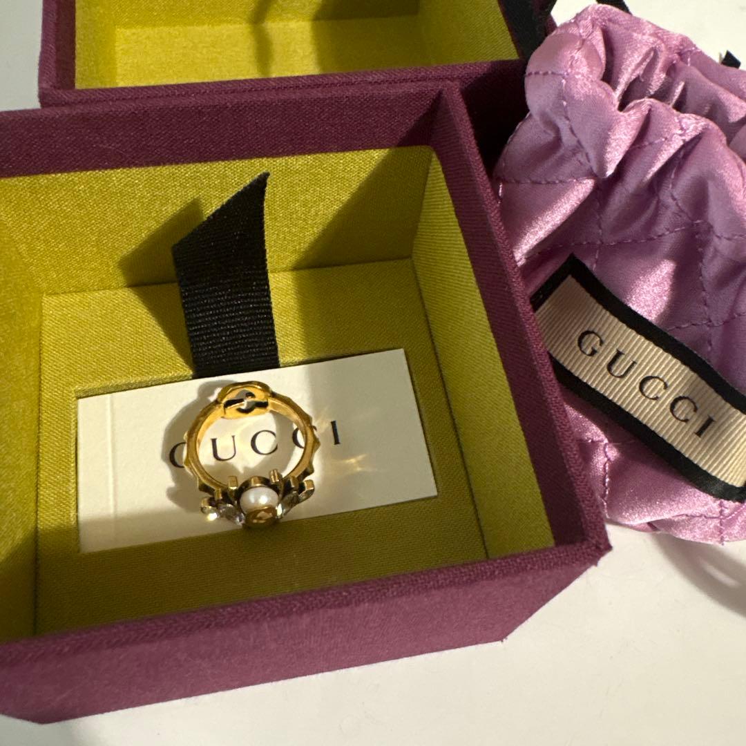 GUCCI 蜂モチーフ ファッションリング Mサイズ