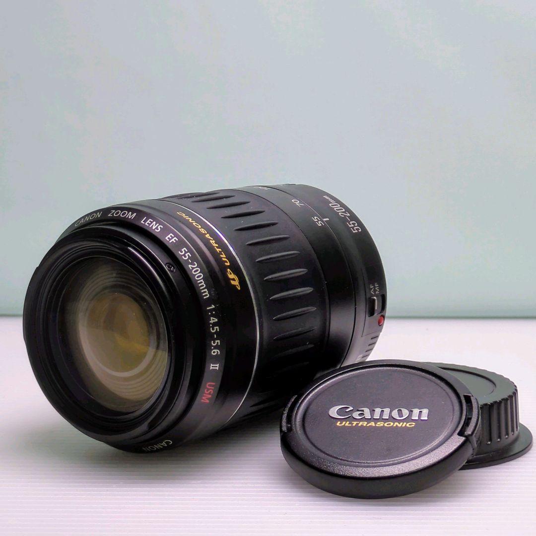 美品★Canon キャノン EF 55-200mm F4.5-5.6 Ⅱ USM