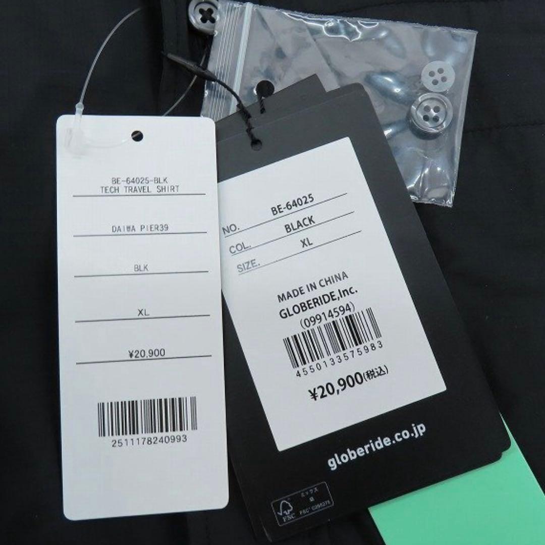 DAIWA PIER39 TECH TRAVEL SHIRT ブラック XL