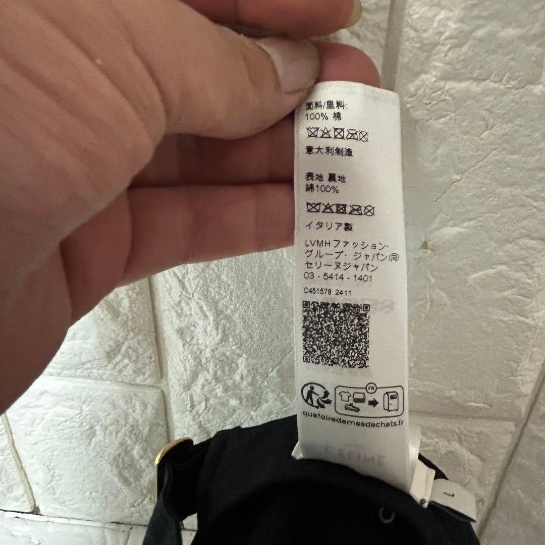 美品　CELINE セリーヌ トリオンフ コットン ベースボールキャップ