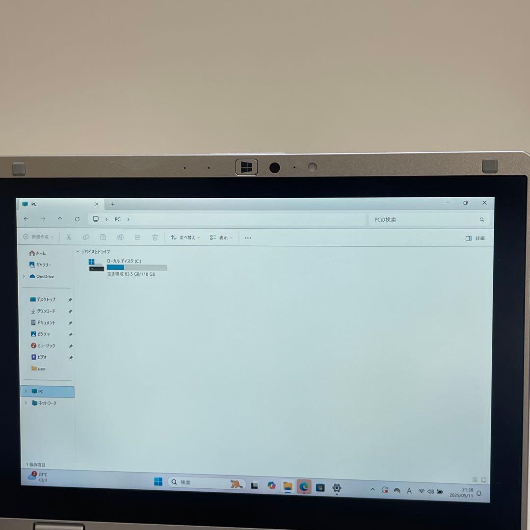 Windowsノート本体 #839 PANASONIC CF-RZ4 M-5Y71 4Gb SSD128G