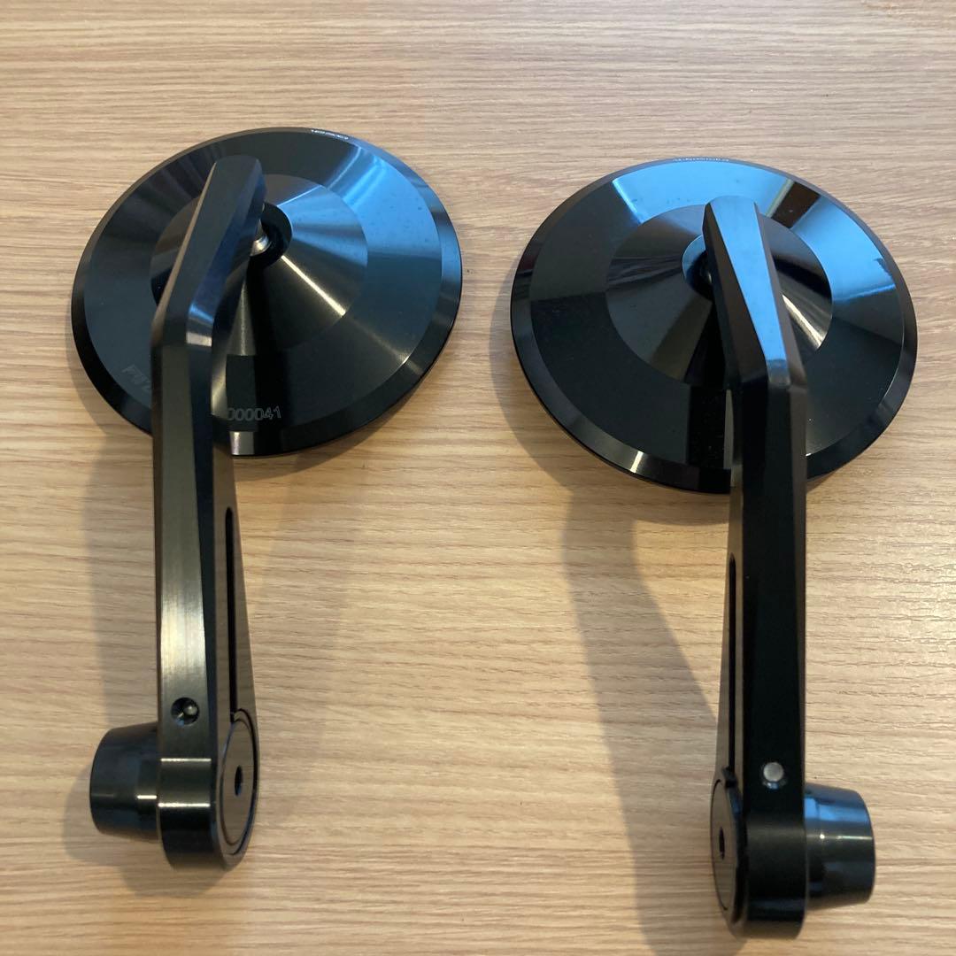 デイトナ　バーエンドミラー　丸型　ハイサイダー　hisider