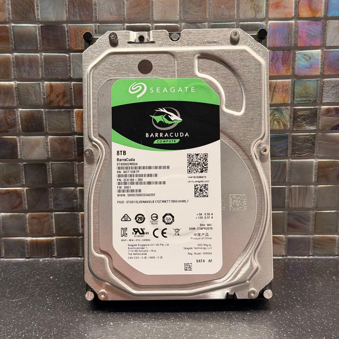 Seagate BarraCuda 3.5インチ HDD ST8000DM004