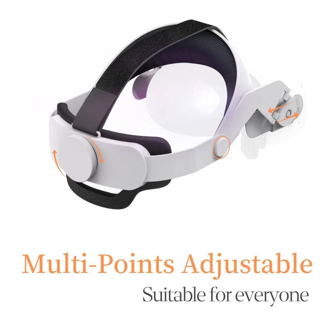 VRヘッドストラップで快適な装着感を実現